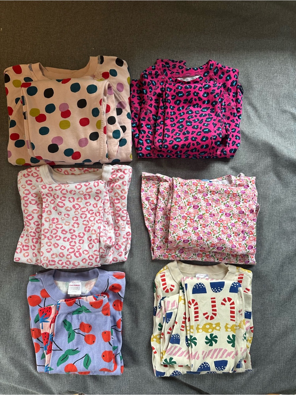 Girls Pajamas (5) and Sweats (1) - Hanna, Hill House and Lands End